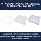 Purple Papers White Bulk Packing Paper | 320 sheets | 27" x 17" | 10 lb | Sheets for Moving - Newsprint Paper - Must Have in Your Moving Supplies | Newsprint Papers | Packaging Paper