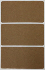 Royal Green Rectangular Stickers Color-Coding Labels for Organizing, Moving, and Storage Boxes 4" x 2" Stickers to Write On Name Tags, 45-Pack (Kraft)