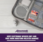 Absorpak Desiccant Packs for Storage - Silica Gel Packets Moisture Control - 500 pcs Small (2g each) - Silica Packets for Shoes, Clothes, Electronics, Moisture Absorbers for Food Pantries & Households