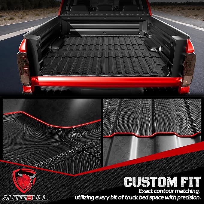 Truck Bed Mat Bed Liner Fit for Honda Ridgeline 2025 2024 2023 2022 2021 2020 2019 2018 2017 5.3FT (64.0 in),Vehicle Truck Bed Liner Custom Fit All Weather Protection TPE Pickup Car Bed Mat