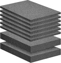 DECOHS 8 Pcs Polyurethane Foam Sheets- 2 Sizes Cuttable Foam Inserts for Cases- Packing Foam Pads for Toolbox Camera Storage and Crafts