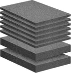DECOHS 8 Pcs Polyurethane Foam Sheets- 2 Sizes Cuttable Foam Inserts for Cases- Packing Foam Pads for Toolbox Camera Storage and Crafts