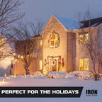 Iron Forge Cable 50 Foot Outdoor Extension Cord,12/3 SJTW Heavy Duty Green Extension Cable with 3 Prong 50 ft, Weatherproof Cord for Major Appliances, Landscaping, Gardens & Outdoor Lights Decoration