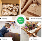 IDL Packaging Brown Kraft Paper Roll 36" x 2160" (180 feet), 30lb Thickness - USA-Made Brown Wrapping Paper for Packing, Moving, Shipping & Crafts/Arts - 100% Recycled Natural Craft Wrap Material