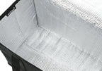 NZ home Insulated Cooler Bag and Food Warmer (XL Plus, 2 Pack) for Delivery & Grocery Shopping with Zippered Top, Black