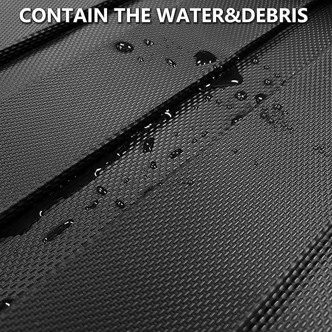 KARPAL Truck Bed Mat for Ford Ranger 2024 2025 2026 (5FT, 59.6" Bed), All Weather TPE Truck Bed Liner Cargo Trunk Accessories for Ranger