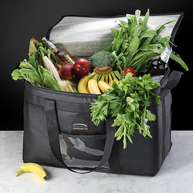 New Star Foodservice | Commercial-Grade Insulated Food Delivery Bags (23'W x 15'H 14'D)