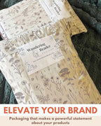 Poly Mailers 6x9-25 Pack Biodegradable Shipping Bags for Stationery and Small Accessories - Impack Self-Seal Waterproof Thick Mailing Envelope for Small Items - Wildflower