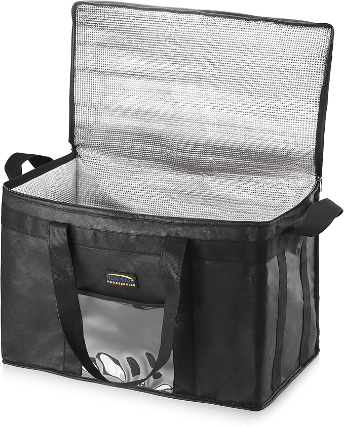 New Star Foodservice | Commercial-Grade Insulated Food Delivery Bags (23'W x 15'H 14'D)