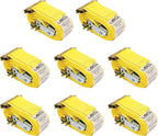 US Cargo Control E-Track Cam Buckle Straps (8-Pack), 2 Inch x 12 Foot E Track Straps with Cam Buckle and Spring E-Fittings, 2,500 LBS Break Strength, Easy-to-Use Tiedowns in Vans and Trailers