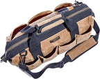 Readywares Tool Bag, Heavy Duty Waxed Canvas Bag for Gear, Tools, Supplies and Equipment (18", Tan)