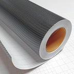 3D Black Carbon Fiber Vinyl Bubble Car Wrap Film Automotive DIY Decals (96" x 60" / 8 FT x 5 FT)
