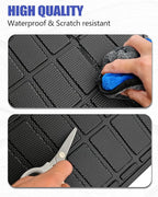 Cargo Liners Backrest Mat for Cadillac XT6 Accessories 2020-2025 with Hook&Loop Rear Trunk Mat Rear Seat Back Cover Protector All Weather Anti-Slip Split Dog Liner