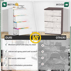 Superday Lateral File Cabinet 4 Drawer, Filing Cabinets with Lock, Large Deep Locking Metal File Cabinets Two Drawer Filing Cabinet for Home Office/Legal/Letter/A4/F4(White)