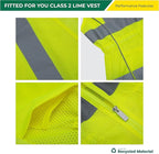 Shine Bright Safety Vest - High Visibility with Reflective Straps and Pockets – Premium, Soft, Durable, and Breathable