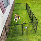 FXW Rollick Unleashed Dog Playpen for Indoor, Yard, RV Camping, 32 inch 8 Panels for Small and Medium Dogs│Patented