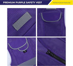 Shine Bright Safety Vest - High Visibility with Reflective Straps and Pockets – Premium, Soft, Durable, and Breathable