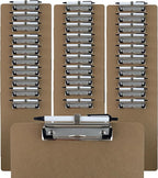 Trade Quest Clipboards Pen Holder Clip Letter Size (30 - Pack) (Pen Included)