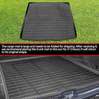 Cargo Liner Compatible with 2016-2023 Jeep Cherokee (Not for Grand Cherokee) Cargo Mat，All Weather Protection Trunk Liner Rear Trunk mat，Black